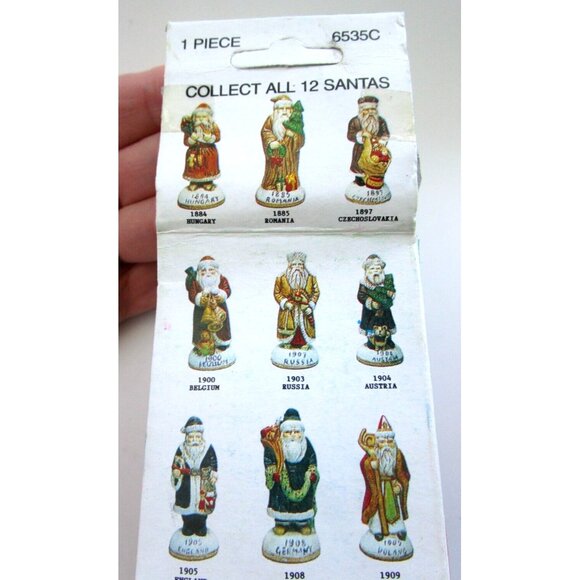 VTG Commodore Mfg.Corp. Antique Santa Collectibles 1905 England Ornament Ceramic - Picture 8 of 16